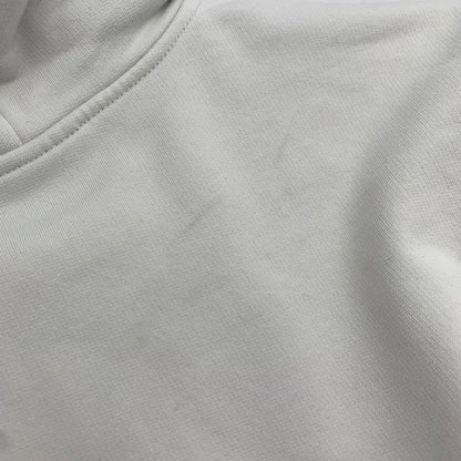 【中古品】【メンズ】 BALENCIAGA バレンシアガ JP57 2022 03437 PULL OVER PARKA プルオーバー パーカー フーディー WHITE SIZE:L　※汚れ・黄ばみ・使用感有 141-260812-io-17-fuzh カラー：ホワイト 万代Net店