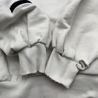【中古品】【メンズ】 BALENCIAGA バレンシアガ JP57 2022 03437 PULL OVER PARKA プルオーバー パーカー フーディー WHITE SIZE:L　※汚れ・黄ばみ・使用感有 141-260812-io-17-fuzh カラー：ホワイト 万代Net店