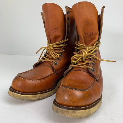 【中古品】【メンズ】 REDWING レッドウィング 8877 IRISH SETTER 8INCH MOC TOE アイリッシュ セッター エンジニア ブーツ 靴 164-260812-mh-09-fuzh サイズ：8 カラー：ブラウン 万代Net店