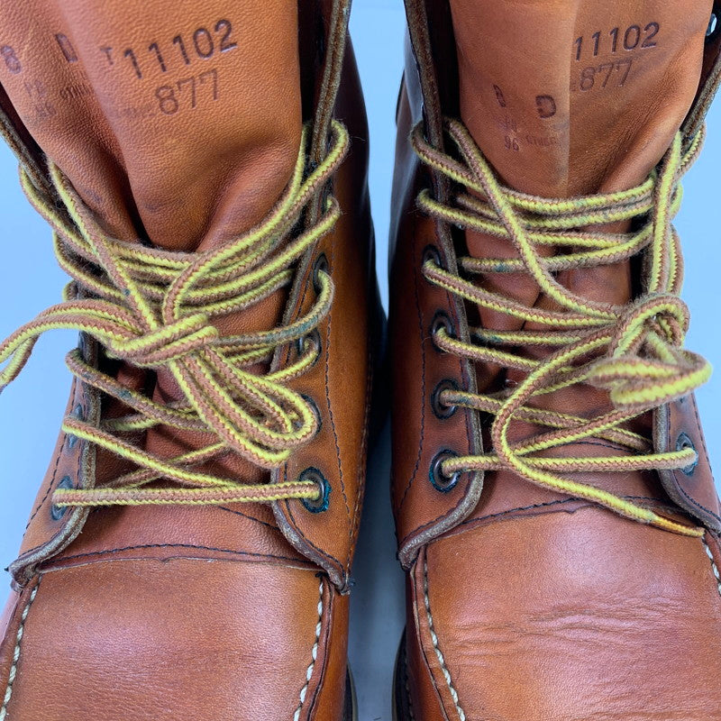 【中古品】【メンズ】 REDWING レッドウィング 8877 IRISH SETTER 8INCH MOC TOE アイリッシュ セッター エンジニア ブーツ 靴 164-260812-mh-09-fuzh サイズ：8 カラー：ブラウン 万代Net店