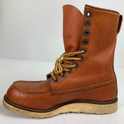 【中古品】【メンズ】 REDWING レッドウィング 8877 IRISH SETTER 8INCH MOC TOE アイリッシュ セッター エンジニア ブーツ 靴 164-260812-mh-09-fuzh サイズ：8 カラー：ブラウン 万代Net店