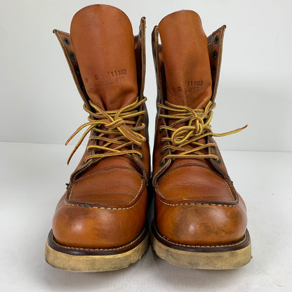 【中古品】【メンズ】 REDWING レッドウィング 8877 IRISH SETTER 8INCH MOC TOE アイリッシュ セッター エンジニア ブーツ 靴 164-260812-mh-09-fuzh サイズ：8 カラー：ブラウン 万代Net店