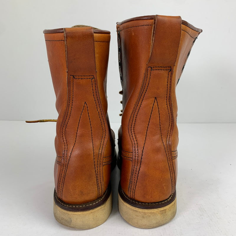 【中古品】【メンズ】 REDWING レッドウィング 8877 IRISH SETTER 8INCH MOC TOE アイリッシュ セッター エンジニア ブーツ 靴 164-260812-mh-09-fuzh サイズ：8 カラー：ブラウン 万代Net店