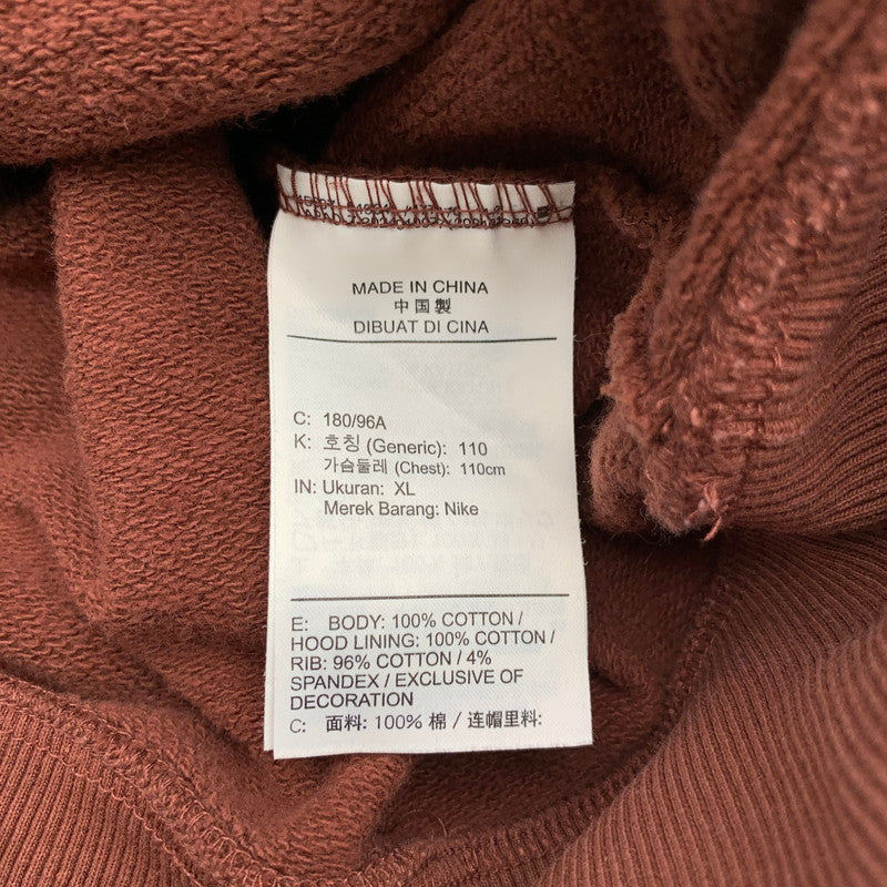 【中古品】【メンズ】 JORDAN ジョーダン JUMP MAN HOODIE ジャンプマン フーディー パーカー BROWN SIZE:XL ※シミ有 148-260812-io-18-fuzh カラー：ブラウン 万代Net店
