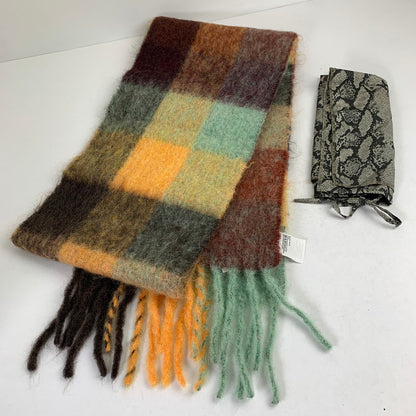 【中古品】【メンズ/レディース】 ACNE STUDIOS アクネ ストゥディオズ CA0084 MOHAIR CHECK MUFFLER モヘア チェック ストール マフラー 防寒 187-260812-mh-10-fuzh カラー：ブラウン系 チェック 万代Net店