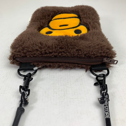 【中古品】【メンズ/レディース】 BABY MILO ア・ベイシング・エイプ ベイー マイロ ボア ショルダーバッグ カバン 188-260812-mh-03-fuzh カラー：ブラウン 万代Net店