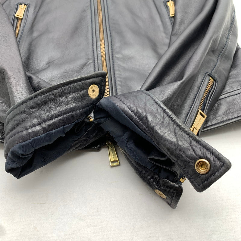 【中古品】【メンズ】 DSQUARED2 ディースクエアード S74AM0372 SINGLE RIDERS JACKET シングル ライダースジャケット BLACK SIZE:44 ガーメント.ハンガー付属 13AW 141-260814-io-14-fuzh カラー：ブラック 万代Net店