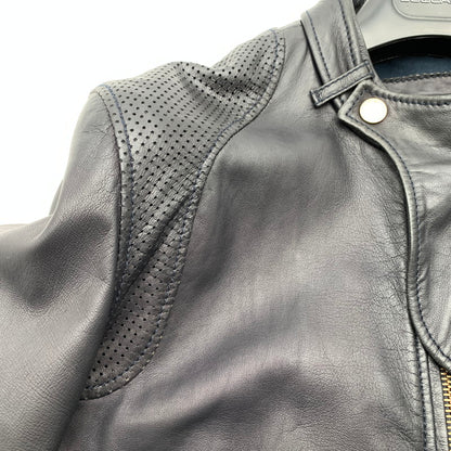 【中古品】【メンズ】 DSQUARED2 ディースクエアード S74AM0372 SINGLE RIDERS JACKET シングル ライダースジャケット BLACK SIZE:44 ガーメント.ハンガー付属 13AW 141-260814-io-14-fuzh カラー：ブラック 万代Net店