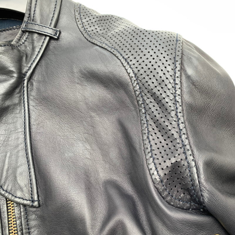 【中古品】【メンズ】 DSQUARED2 ディースクエアード S74AM0372 SINGLE RIDERS JACKET シングル ライダースジャケット BLACK SIZE:44 ガーメント.ハンガー付属 13AW 141-260814-io-14-fuzh カラー：ブラック 万代Net店