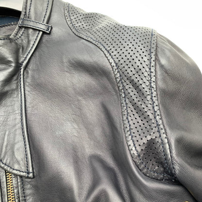 【中古品】【メンズ】 DSQUARED2 ディースクエアード S74AM0372 SINGLE RIDERS JACKET シングル ライダースジャケット BLACK SIZE:44 ガーメント.ハンガー付属 13AW 141-260814-io-14-fuzh カラー：ブラック 万代Net店