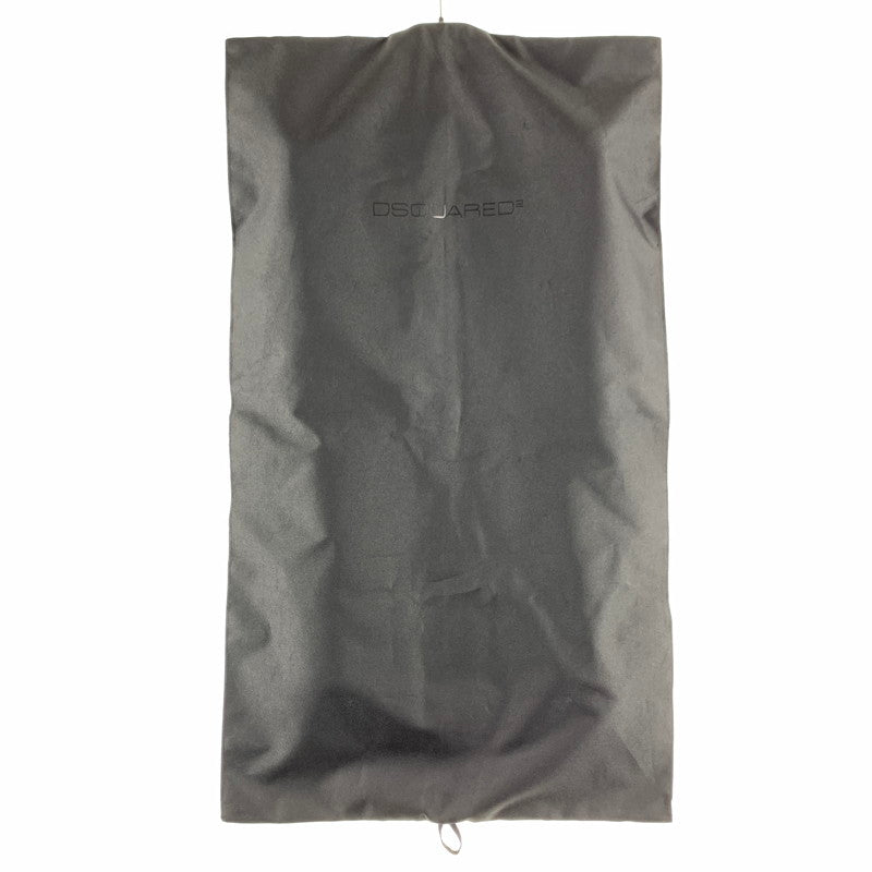 【中古品】【メンズ】 DSQUARED2 ディースクエアード S74AM0372 SINGLE RIDERS JACKET シングル ライダースジャケット BLACK SIZE:44 ガーメント.ハンガー付属 13AW 141-260814-io-14-fuzh カラー：ブラック 万代Net店