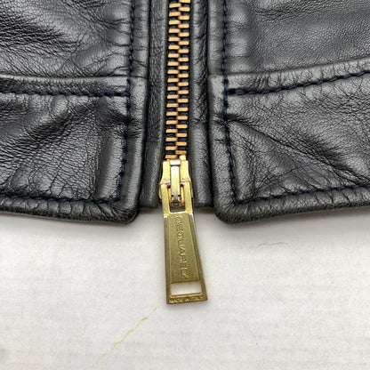 【中古品】【メンズ】 DSQUARED2 ディースクエアード S74AM0372 SINGLE RIDERS JACKET シングル ライダースジャケット BLACK SIZE:44 ガーメント.ハンガー付属 13AW 141-260814-io-14-fuzh カラー：ブラック 万代Net店