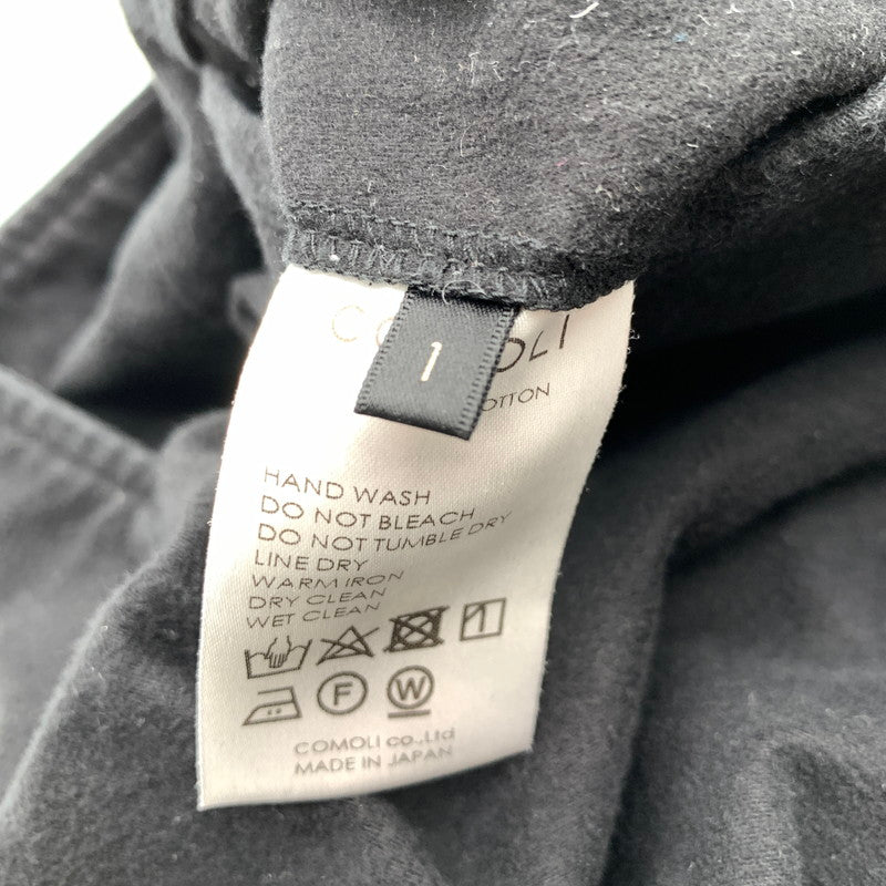 【中古品】【メンズ】 COMOLI コモリ 603-03005 PANTS パンツ ズボン 長ズボン BLACK 別珍 」SIZE:1 151-260814-io-10-fuzh カラー：ブラック 万代Net店