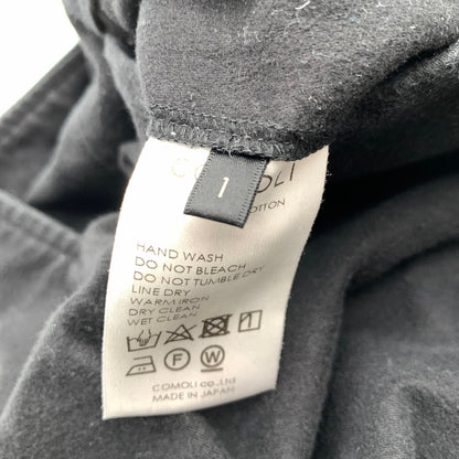 【中古品】【メンズ】 COMOLI コモリ 603-03005 PANTS パンツ ズボン 長ズボン BLACK 別珍 」SIZE:1 151-260814-io-10-fuzh カラー：ブラック 万代Net店