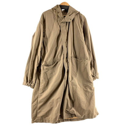 【中古品】【メンズ】 COMOLI コモリ K01-04005 17SS HOODED COAT フーディー コート BEIGE SIZE:2 ※一部汚れ有 140-260814-io-08-fuzh カラー：ベージュ 万代Net店