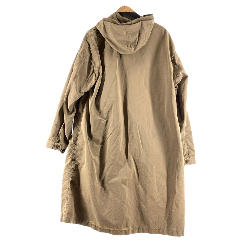【中古品】【メンズ】 COMOLI コモリ K01-04005 17SS HOODED COAT フーディー コート BEIGE SIZE:2 ※一部汚れ有 140-260814-io-08-fuzh カラー：ベージュ 万代Net店
