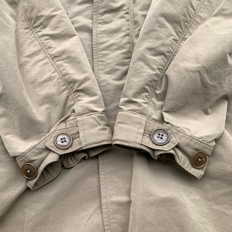 【中古品】【メンズ】 COMOLI コモリ K01-04005 17SS HOODED COAT フーディー コート BEIGE SIZE:2 ※一部汚れ有 140-260814-io-08-fuzh カラー：ベージュ 万代Net店