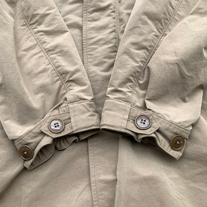 【中古品】【メンズ】 COMOLI コモリ K01-04005 17SS HOODED COAT フーディー コート BEIGE SIZE:2 ※一部汚れ有 140-260814-io-08-fuzh カラー：ベージュ 万代Net店