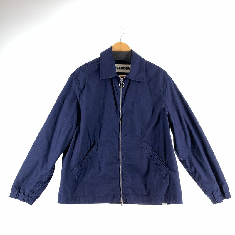 【中古品】【メンズ】 JIL SANDER ジルサンダー JPUU420815 ZIP UP JACKET ジップアップジャケット NAVY SIZE:46 141-260814-io-01-fuzh カラー：ネイビー 万代Net店