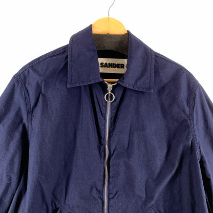 【中古品】【メンズ】 JIL SANDER ジルサンダー JPUU420815 ZIP UP JACKET ジップアップジャケット NAVY SIZE:46 141-260814-io-01-fuzh カラー：ネイビー 万代Net店