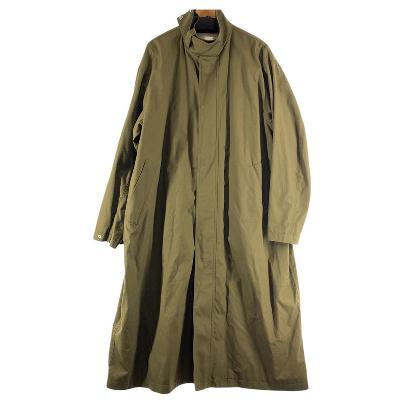 【中古品】【メンズ】 JIL SANDER ジルサンダー J21AA0030 膝丈コート ロングコート KHAKI SIZE:50 ※汚れ・シワあり 141-260814-io-09-fuzh カラー：カーキ 万代Net店