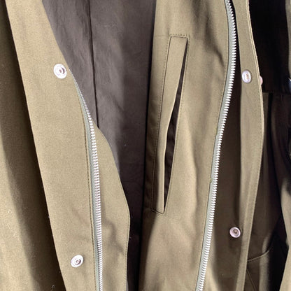 【中古品】【メンズ】 JIL SANDER ジルサンダー J21AA0030 膝丈コート ロングコート KHAKI SIZE:50 ※汚れ・シワあり 141-260814-io-09-fuzh カラー：カーキ 万代Net店