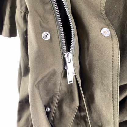 【中古品】【メンズ】 JIL SANDER ジルサンダー J21AA0030 膝丈コート ロングコート KHAKI SIZE:50 ※汚れ・シワあり 141-260814-io-09-fuzh カラー：カーキ 万代Net店
