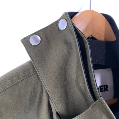 【中古品】【メンズ】 JIL SANDER ジルサンダー J21AA0030 膝丈コート ロングコート KHAKI SIZE:50 ※汚れ・シワあり 141-260814-io-09-fuzh カラー：カーキ 万代Net店