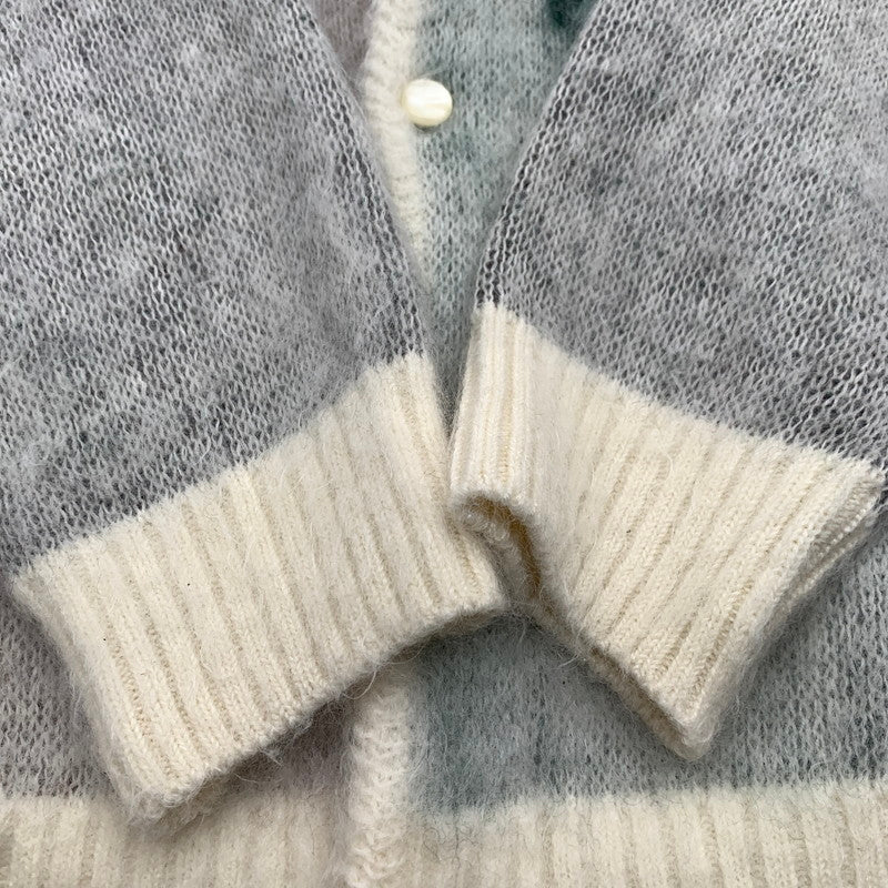 【中古品】【メンズ】 NEEDLES ニードルス J0365 PAPILION MOHAIR CARDIGAN パピリオン モヘア カーディガン WHITE SIZE:L 140-260814-io-06-fuzh カラー：ホワイト 万代Net店