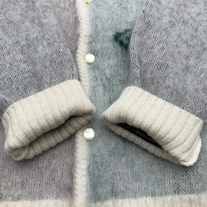 【中古品】【メンズ】 NEEDLES ニードルス J0365 PAPILION MOHAIR CARDIGAN パピリオン モヘア カーディガン WHITE SIZE:L 140-260814-io-06-fuzh カラー：ホワイト 万代Net店