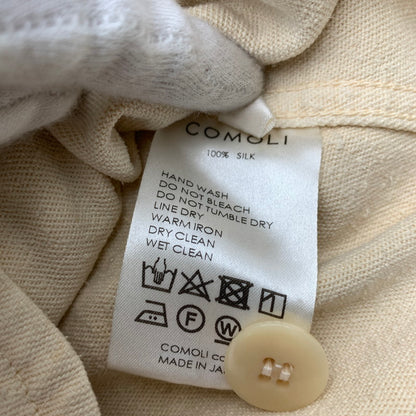【中古品】【メンズ】 COMOLI コモリ Z01-01025 シルクネプ 1938 ジャケット CREAM SIZE:4 ※汚れ有 140-260814-io-07-fuzh カラー：クリーム 万代Net店
