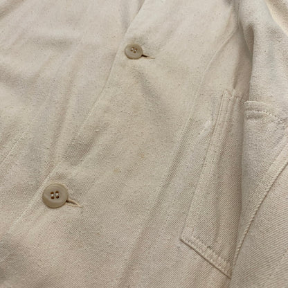 【中古品】【メンズ】 COMOLI コモリ Z01-01025 シルクネプ 1938 ジャケット CREAM SIZE:4 ※汚れ有 140-260814-io-07-fuzh カラー：クリーム 万代Net店