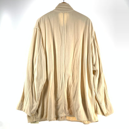 【中古品】【メンズ】 COMOLI コモリ Z01-01025 シルクネプ 1938 ジャケット CREAM SIZE:4 ※汚れ有 140-260814-io-07-fuzh カラー：クリーム 万代Net店