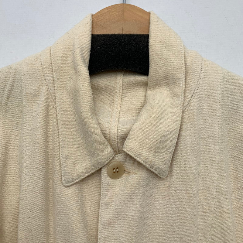 【中古品】【メンズ】 COMOLI コモリ Z01-01025 シルクネプ 1938 ジャケット CREAM SIZE:4 ※汚れ有 140-260814-io-07-fuzh カラー：クリーム 万代Net店