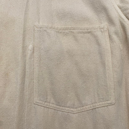 【中古品】【メンズ】 COMOLI コモリ Z01-01025 シルクネプ 1938 ジャケット CREAM SIZE:4 ※汚れ有 140-260814-io-07-fuzh カラー：クリーム 万代Net店