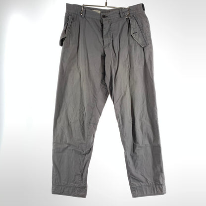 【中古品】【メンズ】 DRIES VAN NOTEN PANTS ドリス・ヴァン・ノッテン パンツ 長ズボン ズボン GRAY SIZE:46 ※黄ばみ・色褪せ・使用感有 152-260814-io-11-fuzh カラー：グレー 万代Net店