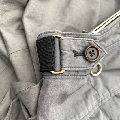 【中古品】【メンズ】 DRIES VAN NOTEN PANTS ドリス・ヴァン・ノッテン パンツ 長ズボン ズボン GRAY SIZE:46 ※黄ばみ・色褪せ・使用感有 152-260814-io-11-fuzh カラー：グレー 万代Net店