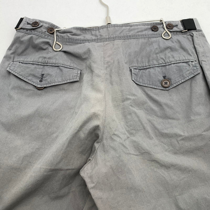 【中古品】【メンズ】 DRIES VAN NOTEN PANTS ドリス・ヴァン・ノッテン パンツ 長ズボン ズボン GRAY SIZE:46 ※黄ばみ・色褪せ・使用感有 152-260814-io-11-fuzh カラー：グレー 万代Net店