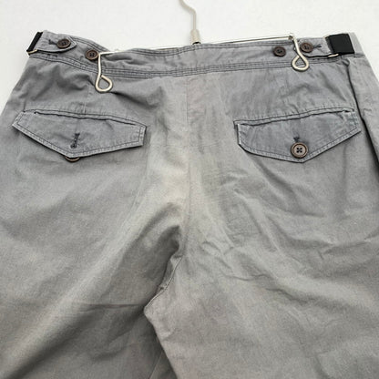 【中古品】【メンズ】 DRIES VAN NOTEN PANTS ドリス・ヴァン・ノッテン パンツ 長ズボン ズボン GRAY SIZE:46 ※黄ばみ・色褪せ・使用感有 152-260814-io-11-fuzh カラー：グレー 万代Net店