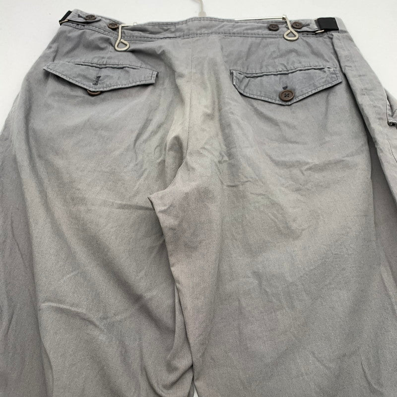 【中古品】【メンズ】 DRIES VAN NOTEN PANTS ドリス・ヴァン・ノッテン パンツ 長ズボン ズボン GRAY SIZE:46 ※黄ばみ・色褪せ・使用感有 152-260814-io-11-fuzh カラー：グレー 万代Net店