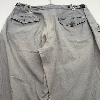 【中古品】【メンズ】 DRIES VAN NOTEN PANTS ドリス・ヴァン・ノッテン パンツ 長ズボン ズボン GRAY SIZE:46 ※黄ばみ・色褪せ・使用感有 152-260814-io-11-fuzh カラー：グレー 万代Net店