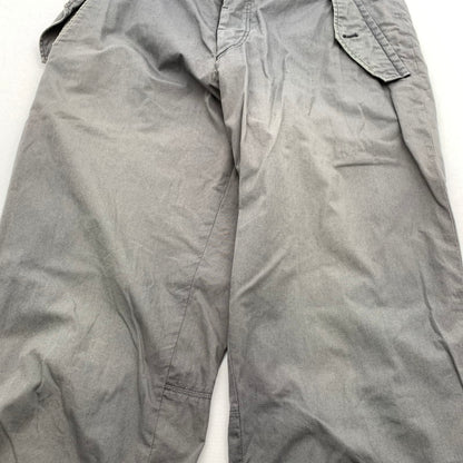 【中古品】【メンズ】 DRIES VAN NOTEN PANTS ドリス・ヴァン・ノッテン パンツ 長ズボン ズボン GRAY SIZE:46 ※黄ばみ・色褪せ・使用感有 152-260814-io-11-fuzh カラー：グレー 万代Net店