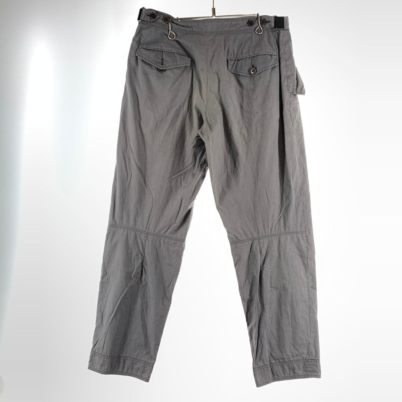 【中古品】【メンズ】 DRIES VAN NOTEN PANTS ドリス・ヴァン・ノッテン パンツ 長ズボン ズボン GRAY SIZE:46 ※黄ばみ・色褪せ・使用感有 152-260814-io-11-fuzh カラー：グレー 万代Net店