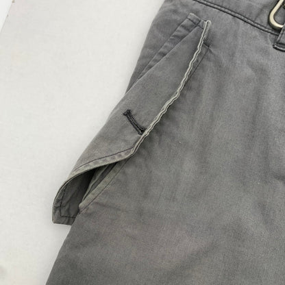 【中古品】【メンズ】 DRIES VAN NOTEN PANTS ドリス・ヴァン・ノッテン パンツ 長ズボン ズボン GRAY SIZE:46 ※黄ばみ・色褪せ・使用感有 152-260814-io-11-fuzh カラー：グレー 万代Net店