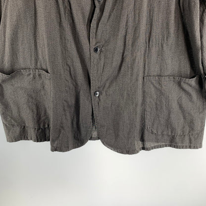 【中古品】【メンズ】 COMOLI コモリ V01-01020 ヨリ杢 ジャケット アウター コート 古着 ポケットリペア有 140-260813-mh-18-fuzh サイズ：2 カラー：チャコール 万代Net店