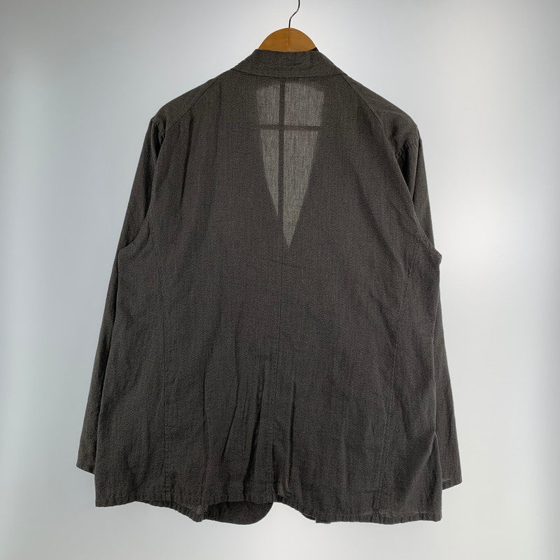 【中古品】【メンズ】 COMOLI コモリ V01-01020 ヨリ杢 ジャケット アウター コート 古着 ポケットリペア有 140-260813-mh-18-fuzh サイズ：2 カラー：チャコール 万代Net店