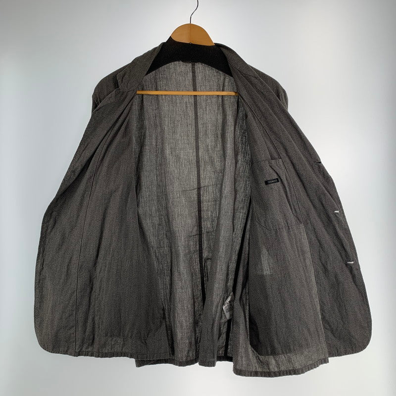 【中古品】【メンズ】 COMOLI コモリ V01-01020 ヨリ杢 ジャケット アウター コート 古着 ポケットリペア有 140-260813-mh-18-fuzh サイズ：2 カラー：チャコール 万代Net店