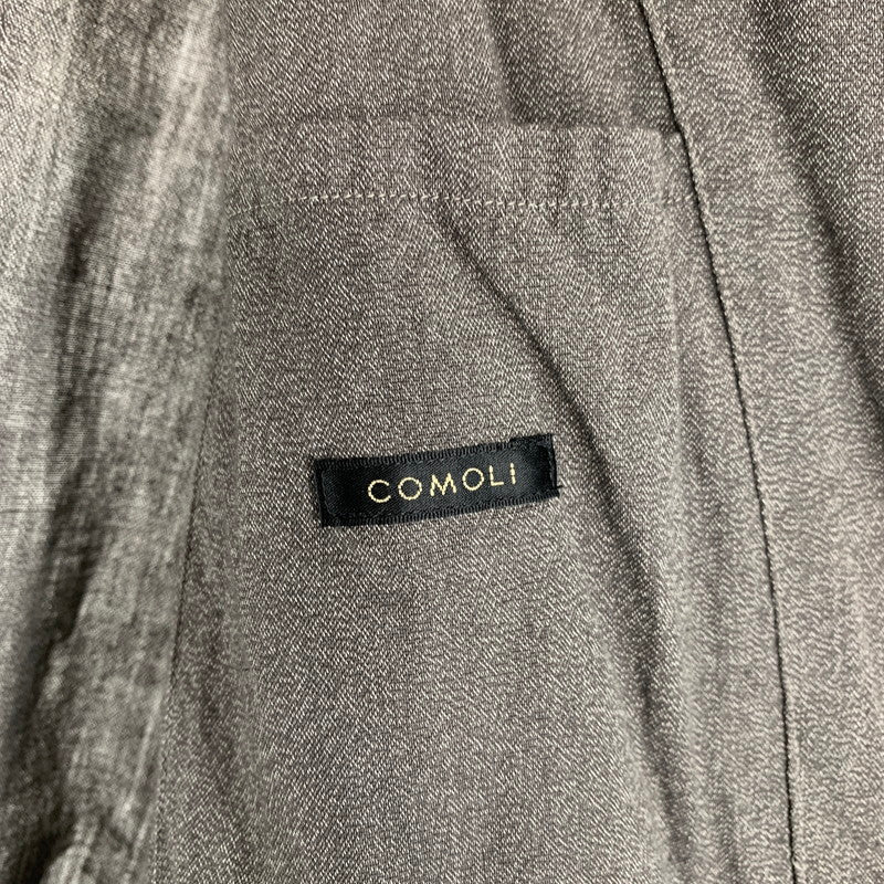 【中古品】【メンズ】 COMOLI コモリ V01-01020 ヨリ杢 ジャケット アウター コート 古着 ポケットリペア有 140-260813-mh-18-fuzh サイズ：2 カラー：チャコール 万代Net店