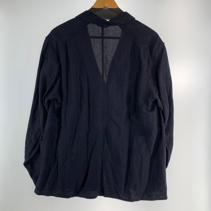 【中古品】【メンズ】 COMOLI コモリ R01-01008 20SS ヴィスコース リネン ジャケット アウター コート 古着 140-260813-mh-19-fuzh サイズ：1 カラー：ネイビー 万代Net店