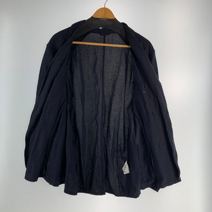 【中古品】【メンズ】 COMOLI コモリ R01-01008 20SS ヴィスコース リネン ジャケット アウター コート 古着 140-260813-mh-19-fuzh サイズ：1 カラー：ネイビー 万代Net店